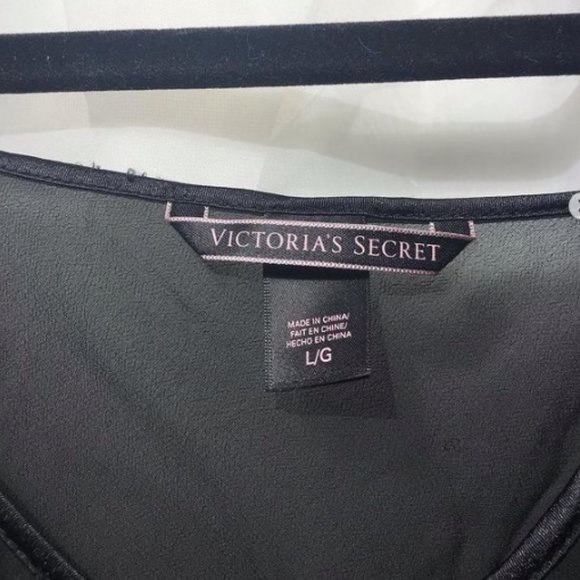 Black Slip See-Through Lingerie Slip - Picture 3 of 3